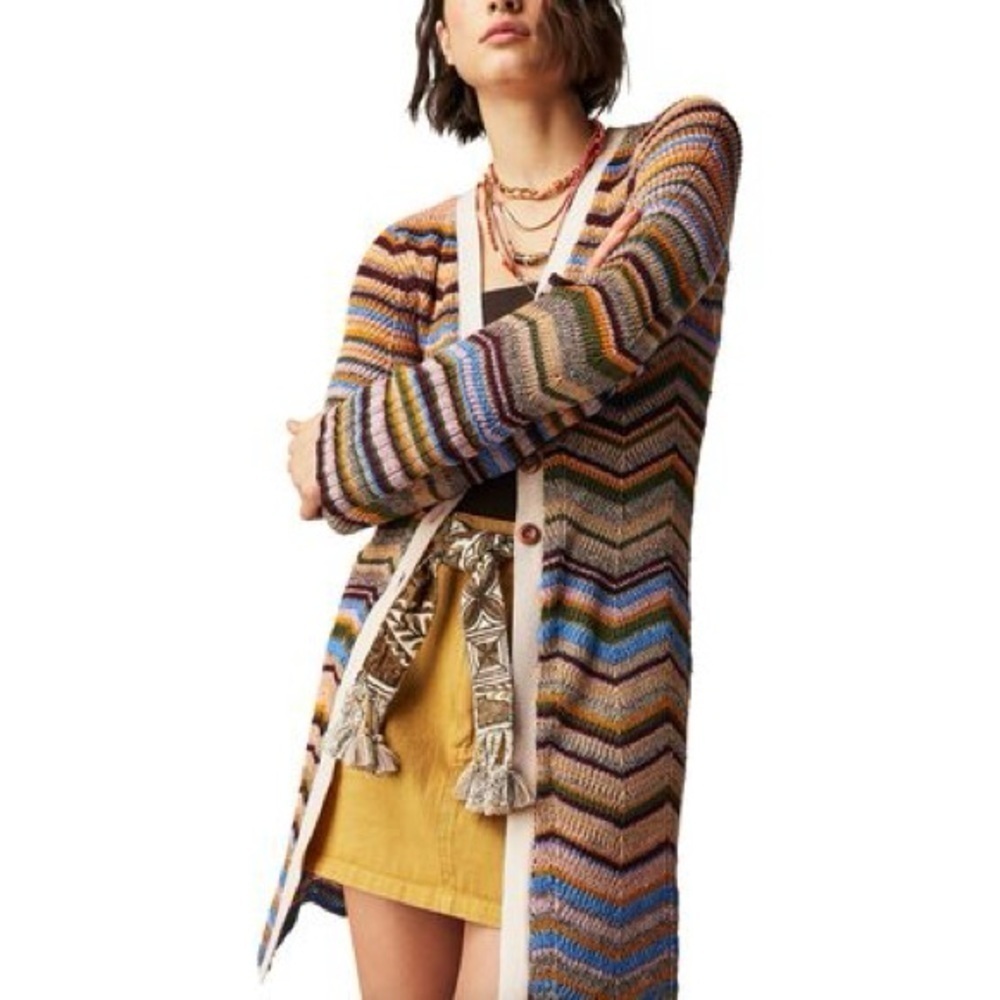 Free People Ocean Waves Cardi Size XS NWOT